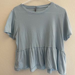 Large Light Blue Tilly’s Baby Doll Top